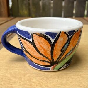 Island Clayworks Handmade In Kauai, Hawaii Bird Of Paradise Ceramic Mug 12oz
